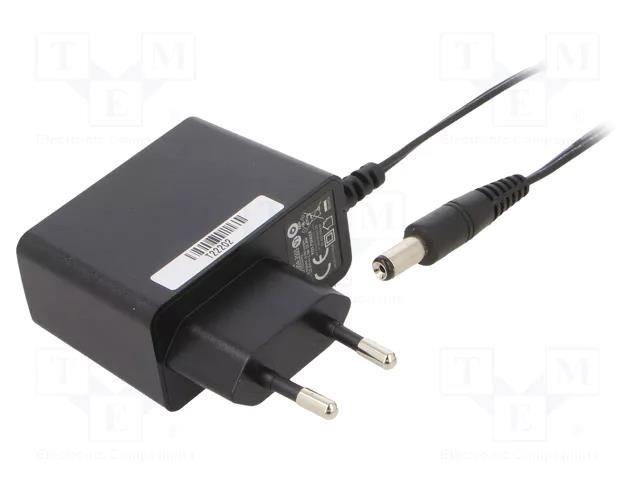 Power supply: switching; mains,plug-in; 12VDC; 1A; 12W; 82.96% POS POSC12100A-15