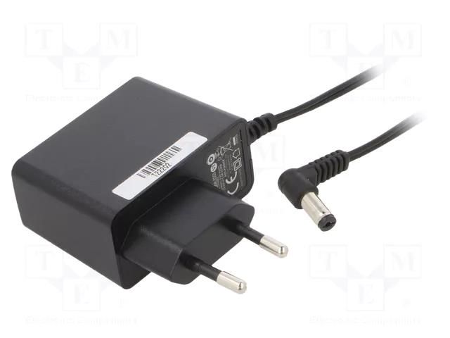 Power supply: switching; mains,plug-in; 12VDC; 1A; 12W; 82.96% POS POSC12100A-L