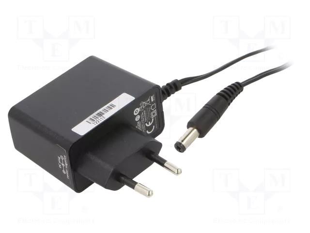 Power supply: switching; mains,plug-in; 12VDC; 1.25A; 15W; 84.13% POS POSC12125A-CN