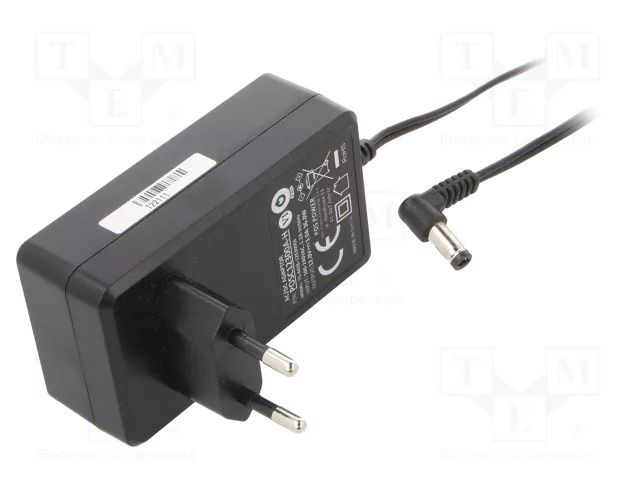 Power supply: switching; mains,plug-in; 12VDC; 3A; 36W; 87.41% POS POSC12300A-H-25L