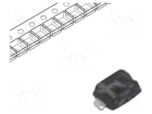 Diode: TVS; 0.3W; 5÷7V; SOD923; reel,tape; ESD ONSEMI ESD9B3.3ST5G