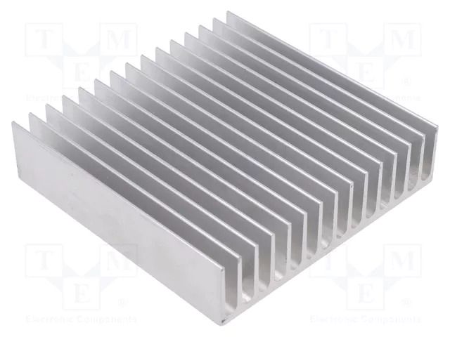 Heatsink: extruded; L: 100mm; W: 100mm; H: 25mm; 1.85K/W; aluminium CARLO GAVAZZI RHS10025D