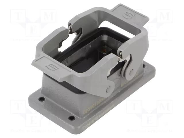 Enclosure for connectors: HDC; size 10B; for panel mounting HARTING 09300100391