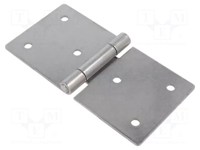 Hinge; Width: 120mm; stainless steel; H: 60mm; Holes pitch: 96/36mm ELESA+GANTER GN136NI120-60-B