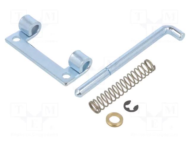 Hinge; Width: 24mm; stainless steel; H: 60mm; Pin material: steel RST ROZTOCZE 3.ST20.004