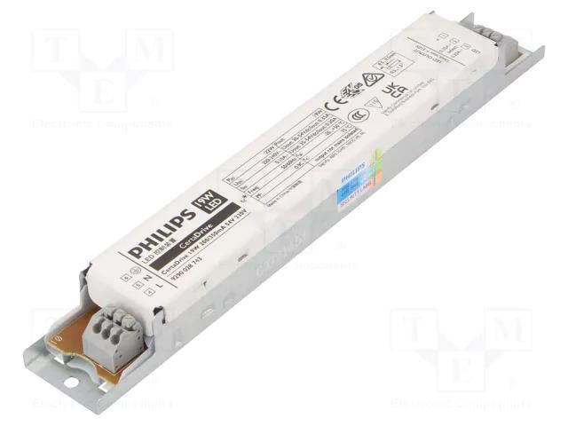 Power supply: switching; LED; 19W; 35÷54VDC; 200÷350mA; 220÷240VAC PHILIPS 929002874380