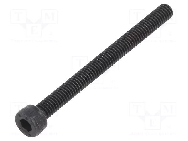 Screw; M4x45; 0.7; Head: cheese head; hex key; HEX 3mm; steel BOSSARD B4X45/BN7