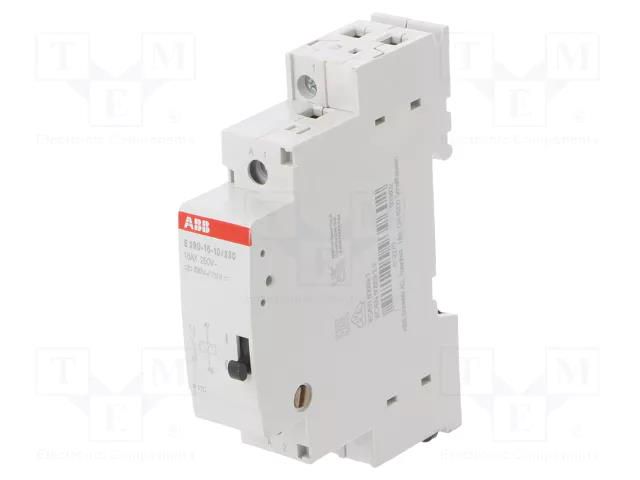 Relay: installation; bistable,impulse; NO; Ucoil: 230VAC,110VDC ABB E290-16-10/230