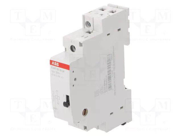Relay: installation; monostable; NO; Ucoil: 24VAC,24VDC; E297; 16A ABB E297-16-10/24