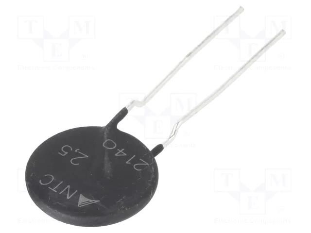 NTC thermistor; 2.5Ω; -55÷170°C; 5.1W; ±20%; THT; 2900K EPCOS B57364S0259M000