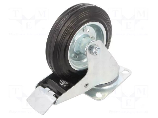 Transport wheel; Ø: 160mm; W: 40mm; H: 195mm; torsional with lock COLSON BPSM-1603-2100