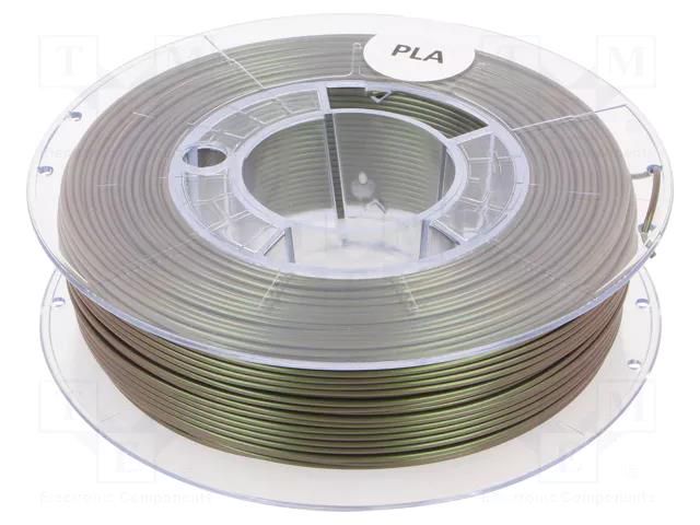Filament: PLA; Ø: 1.75mm; metallic green; 200÷235°C; 330g DEVIL DESIGN DEV-PLA-1.75-GMS