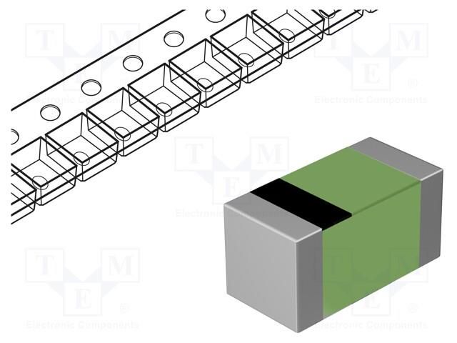 Inductor: multilayer; SMD; 0603; 10uH; 300mA; 1.365Ω; ±20%; LQM MURATA LQM18DN100M70L