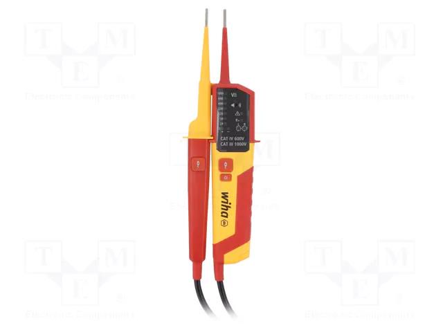 Tester: electrical; LED; 170÷1000VAC; VAC: 12÷1000V; VDC: 12÷1500V WIHA WIHA.45216