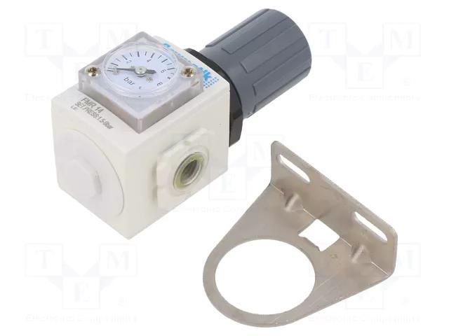 Compressed air regulator; 1100l/min; Thread: G 1/4" internal PNEUMAT FMR-14