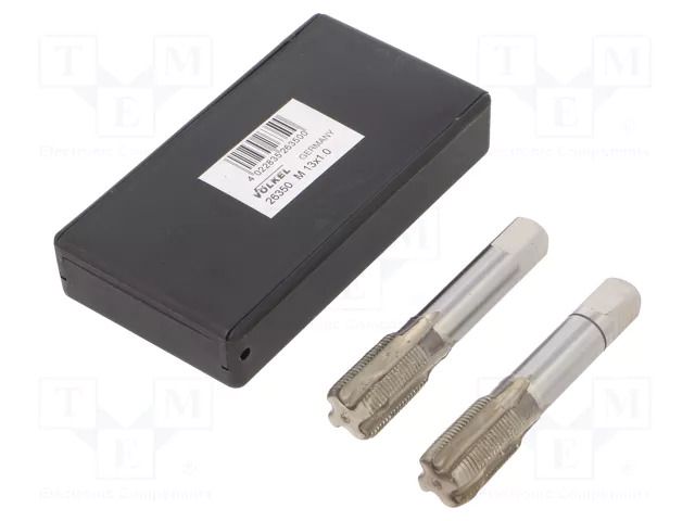 Tap; M13; 1; L: 70mm; Holder: hand; 9mm; Thread: fine thread; 2pcs. VÖLKEL VOLKEL-26350