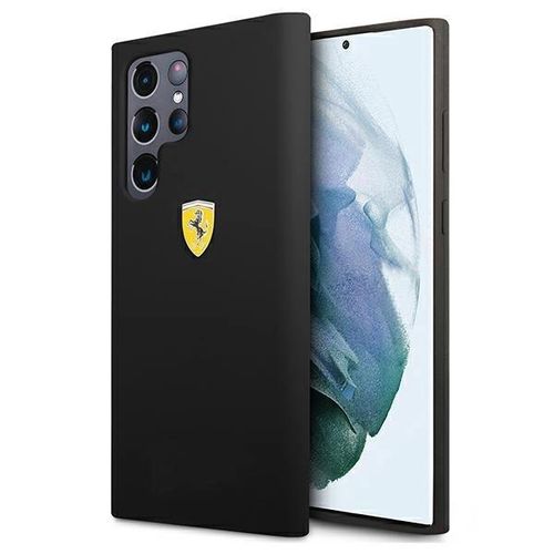 Ferrari FESSIHCS22LBK S22 Ultra S908 black/black hardcase On Track Silicone, Ferrari 3666339045111 3666339045111