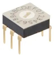 ROTARY CODED SWITCH, 16POS, 20V, TH FD01FC16P