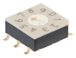 ROTARY CODED SWITCH, 10POS, 20V, SMD FD02FC10P
