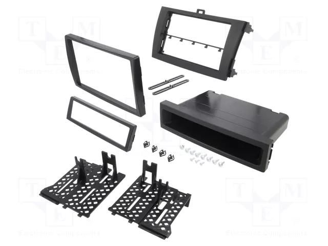 Radio frame; Toyota; 2 DIN; black ACV RAM-40.1024