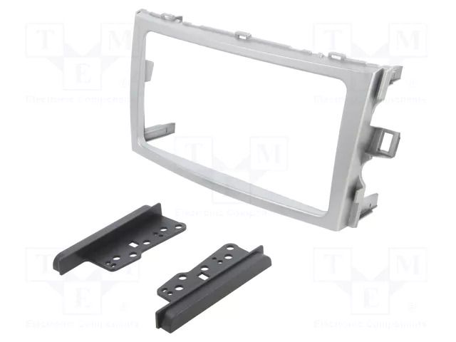 Radio frame; Toyota; 2 DIN; silver ACV RAM-40.1027