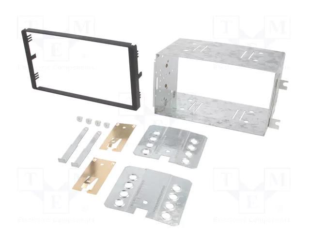 Radio frame; Kia; 2 DIN; black ACV RAM-40.912