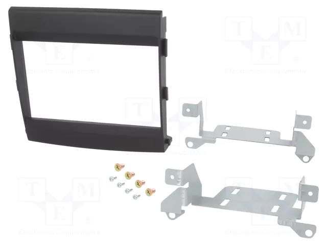 Radio frame; Porsche; 2 DIN; black ACV RAM-40.986