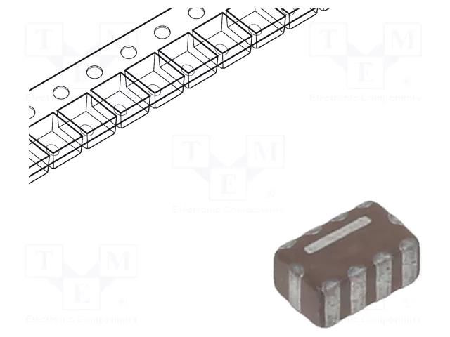 Filter: anti-interference; SMD; 0805; 20mA; 10VDC; 180mm MURATA NFA21SL506X1A48L