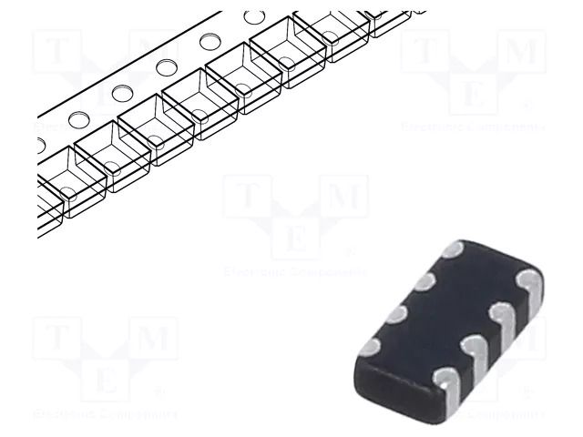 Ferrite: bead; array; Imp.@ 100MHz: 600Ω; SMD; 0.1A; 1206; R: 0.45Ω MURATA BLA31BD601SN4D