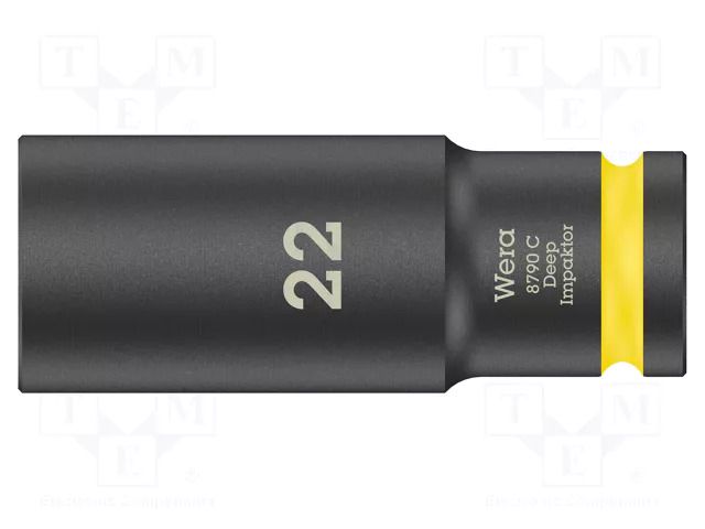 Socket; 6-angles,socket spanner,impact; HEX 22mm; 1/2"; long WERA WERA.05004838001