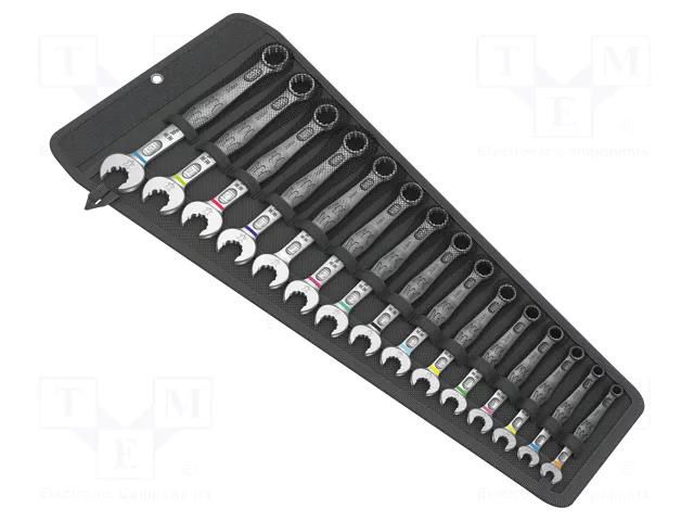Wrench-set; combination spanner; Joker 6003; 15pcs. WERA WERA.05020302001