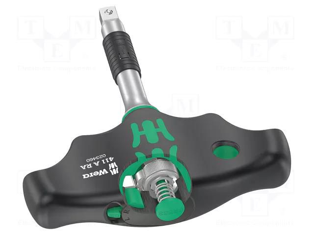 Handle for the key; 1/4"; with ratchet; 99mm; Kind of handle: T WERA WERA.05023460001