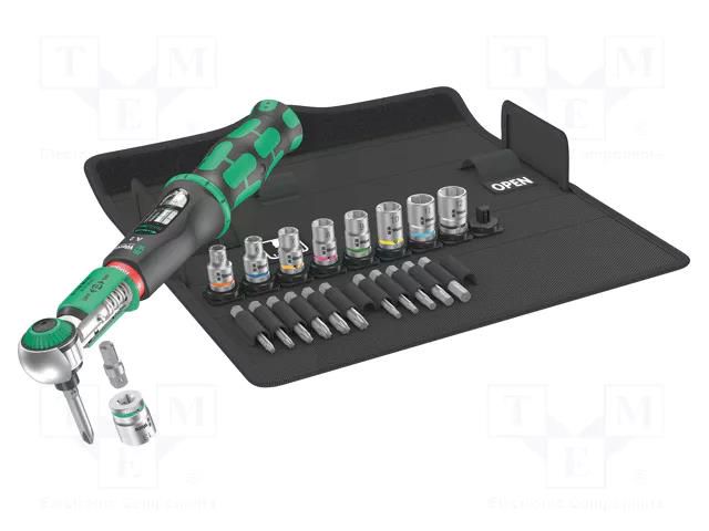 Wrench; torque; 244mm; 2÷12Nm; Mounting: 1/4",hexagonal WERA WERA.05075832001