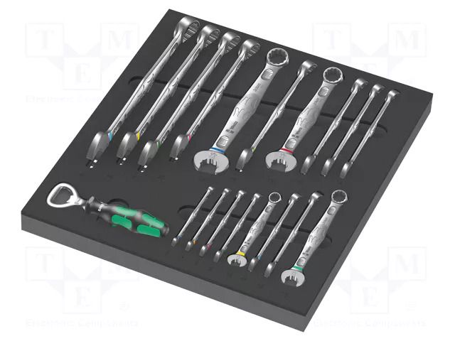 Wrench-set; combination spanner; Joker 6003; 19pcs. WERA WERA.05150121001