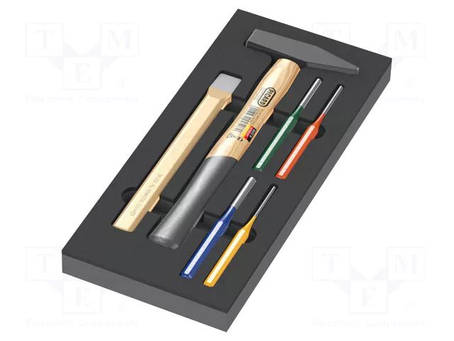 Kit: for impact; in a foam tray; 6pcs. WERA WERA.05150182001