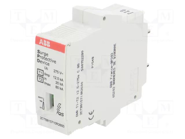Cartridge for surge arrestor; Type 1+2; Poles: 1; In 8/20us: 80kA ABB 2CTB815710R2600
