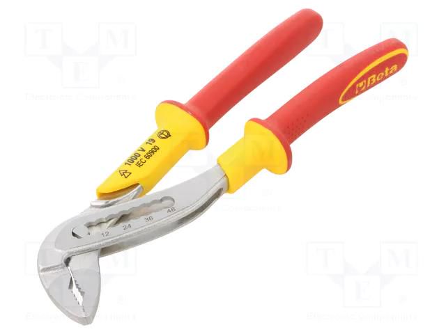 Pliers; insulated,adjustable; 250mm BETA BE1048MQ/250