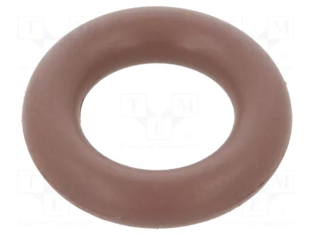 O-ring gasket; FPM; Thk: 3.5mm; Øint: 9mm; brown; -20÷200°C ORING USZCZELNIENIA TECHNICZNE O-9X3.5-80-FPM-BR