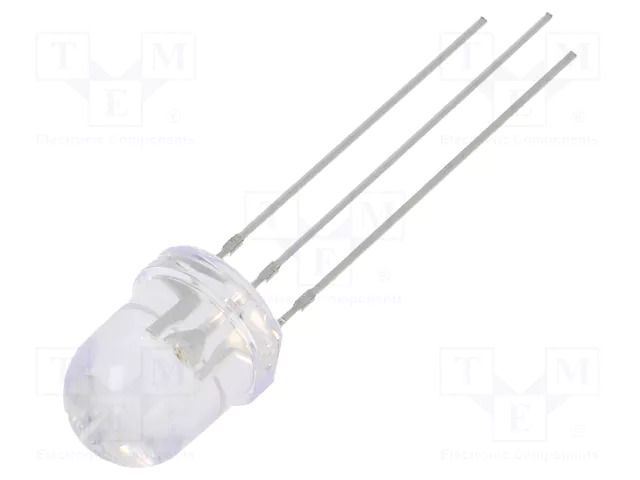LED; red/blue; 8mm; 30°; Front: convex; 2.1÷2.6/3.1÷3.6VDC; round OPTOSUPPLY OSRBMC8131A