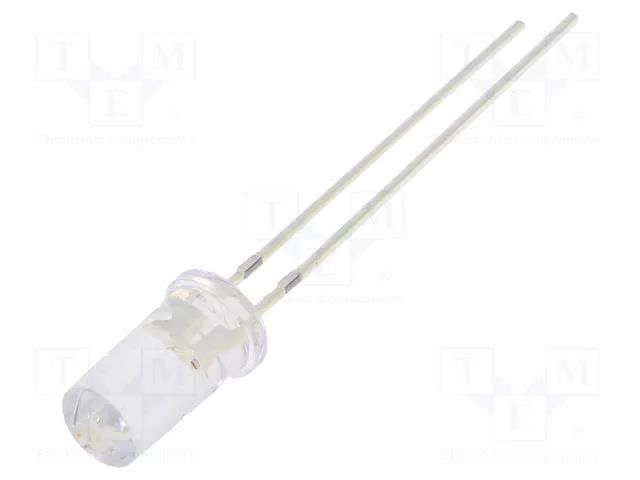 LED; blue/yellow; 5mm; 50°; Front: flat; 2.1÷2.6/2.9÷3.4VDC; round OPTOSUPPLY OSYBP25T51A