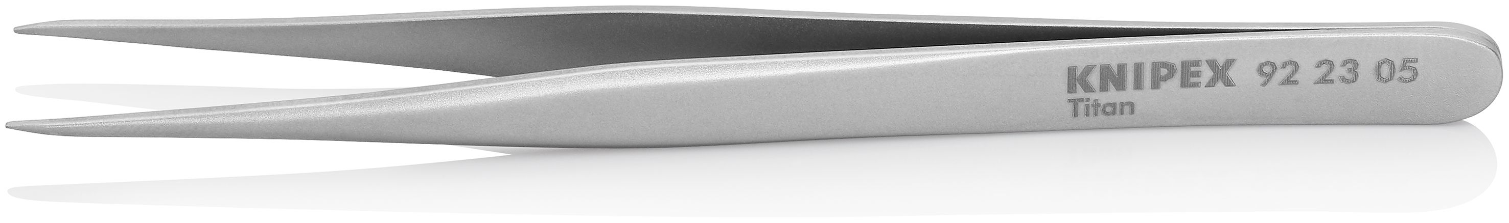 KNIPEX 92 23 05 Titanium Tweezers Smooth 120 mm 92 23 05 4003773054726