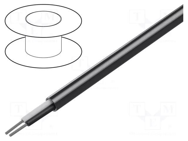 Wire; 1x2x18AWG; stranded; Cu; unshielded; Insulation: PVC; chrome BELDEN 8461.0601000