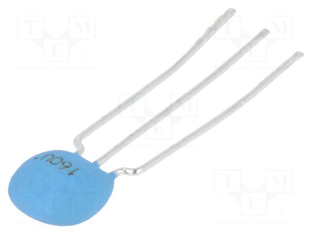 Resonator: ceramic; 16MHz; THT; 5.5x3.5x6.5mm; ±0.5%; 33pF MURATA CSTLS16M0X55Z-A0