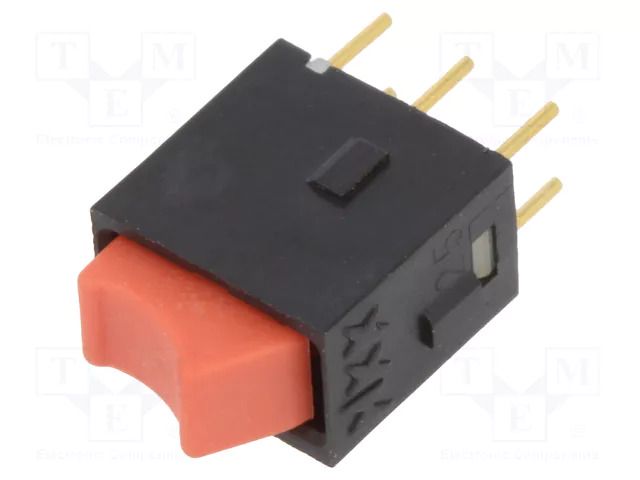 ROCKER; SPDT; Pos: 2; ON-ON; 0.1A/28VAC; 0.1A/28VDC; red; none; GW NKK SWITCHES GW12RCP