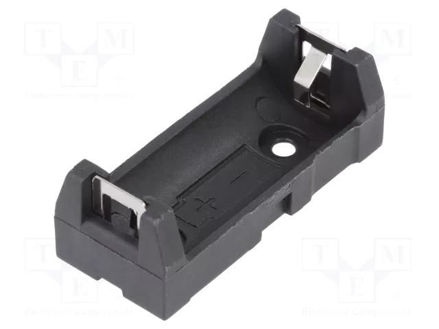 Holder; 2/3A; Batt.no: 1; PCB,THM; for PCB KEYSTONE KEYS1029