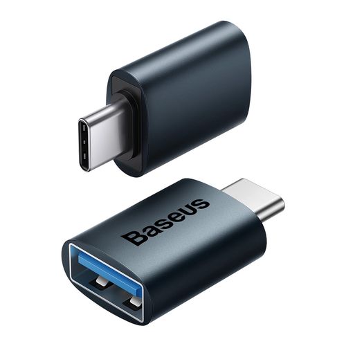 Baseus Ingenuity Series USB Type C to USB-A 3.2 gen 1 adapter blue (ZJJQ000003), Baseus 6932172605650