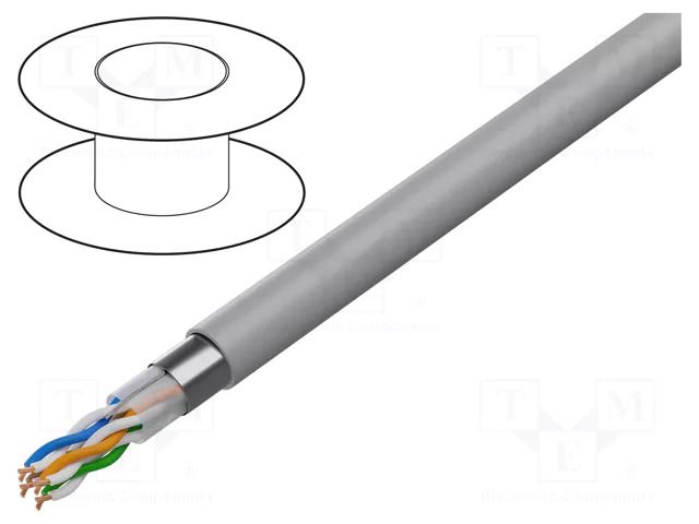 Wire; F/UTP,HELUKAT® 200; 4x2x26AWG; stranded; Cu; Insulation: PVC HELUKABEL HELUKAT200-FUTP