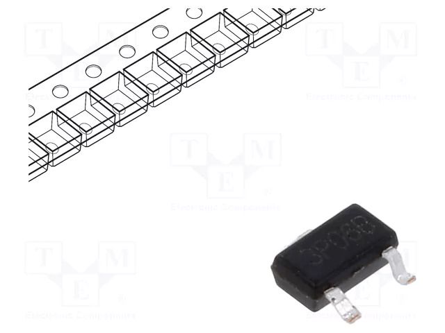 Transistor: P-MOSFET; unipolar; -60V; -2.1A; Idm: -12A; 1.2W BRIDGELUX BXT3800P06M