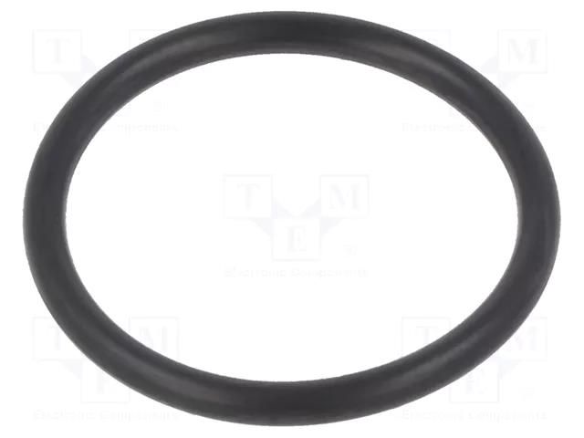 O-ring gasket; NBR caoutchouc; Thk: 3mm; Øint: 30mm; black ORING USZCZELNIENIA TECHNICZNE O-30X3-70-NBR