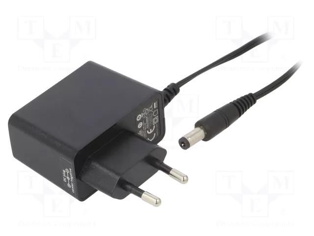 Power supply: switching; mains,plug-in; 9VDC; 1A; 9W; Out: 5,5/2,1 POS POSC09100A-CN